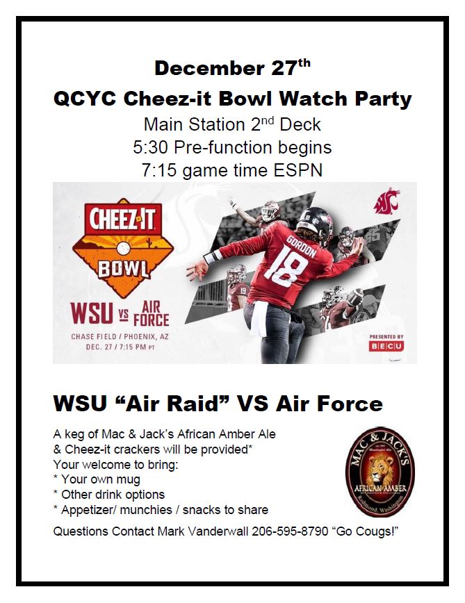 Cheez It Bowl Watch Party (2nd Floor) Queen City Yacht Club