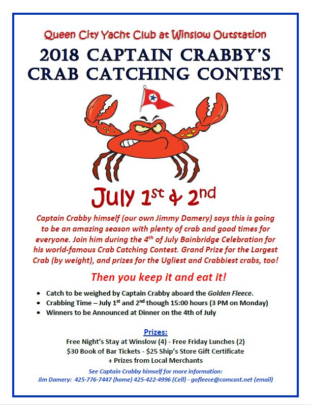 2018 captain crabby s