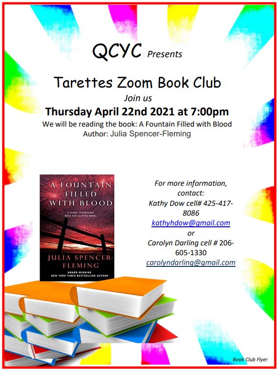 Tarettes Zoom Book Club Queen City Yacht Club